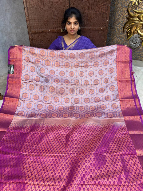 Triple Shade Kanchi Silk