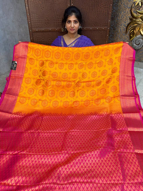 Triple Shade Kanchi Silk