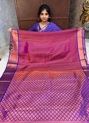 Triple Shade Kanchi Silk