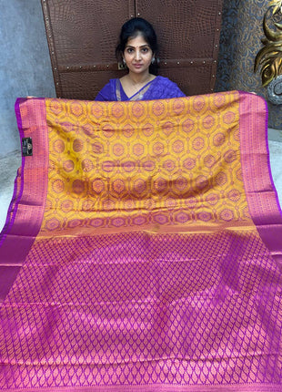 Triple Shade Kanchi Silk