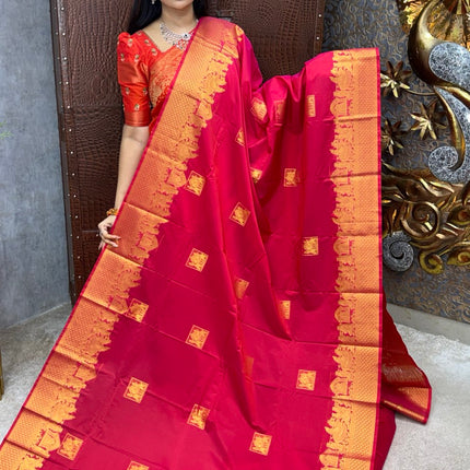 Premium Kanchi Gold Zari Pallaku Design