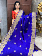 Premium Kanchi Gold Zari Pallaku Design