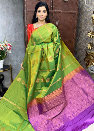 Border Less Kanchi Silk
