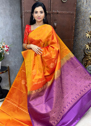Border Less Kanchi Silk