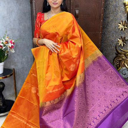 Border Less Kanchi Silk