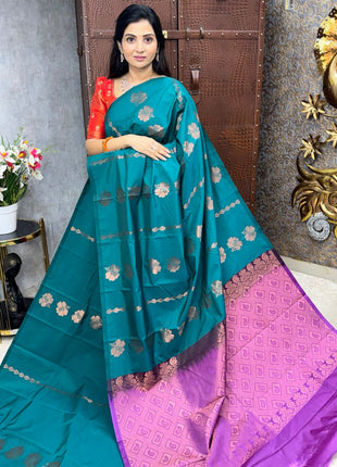 Border Less Kanchi Silk