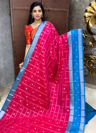 Premium Kanchi Silver Zari