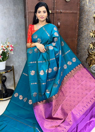 Border Less Kanchi Silk