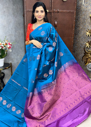 Border Less Kanchi Silk
