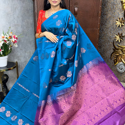 Border Less Kanchi Silk