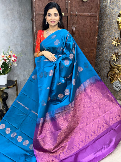 Border Less Kanchi Silk