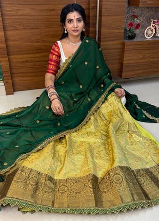 Lehenga is Free Size (Semi Stitched )