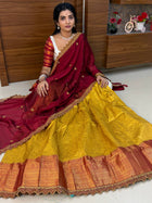 Lehenga is Free Size (Semi Stitched )