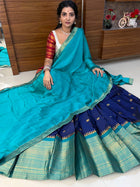 Half Saree (Stitched Skirt, Unstitched Blouse)