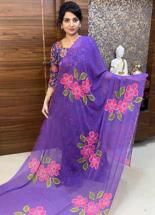 Georgette with work