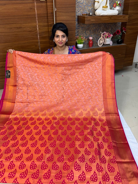 Triple Shade Kanchi Silk
