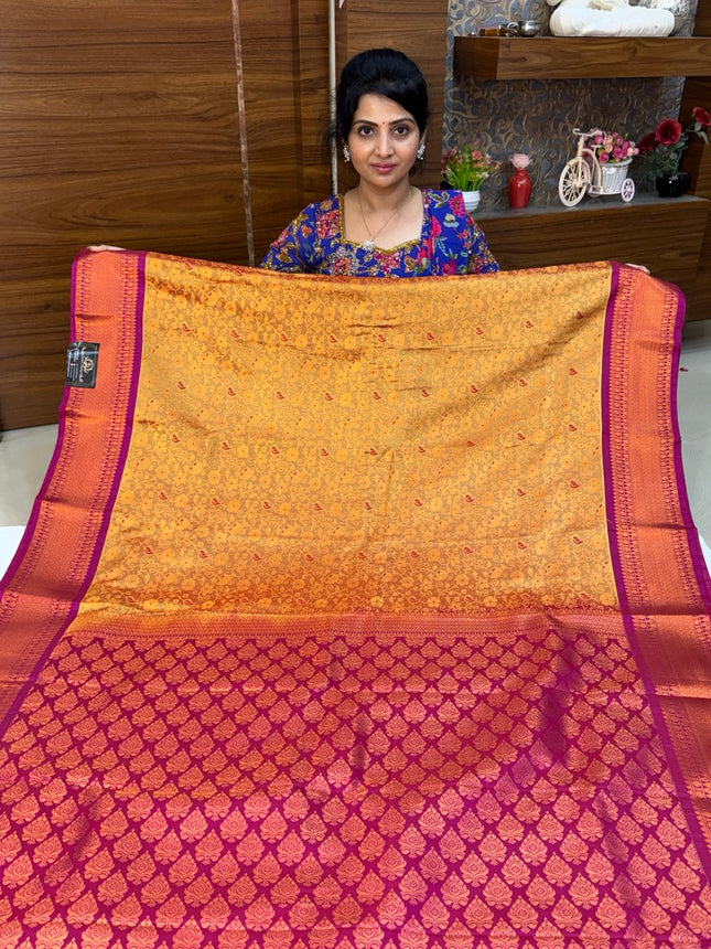 Triple Shade Kanchi Silk