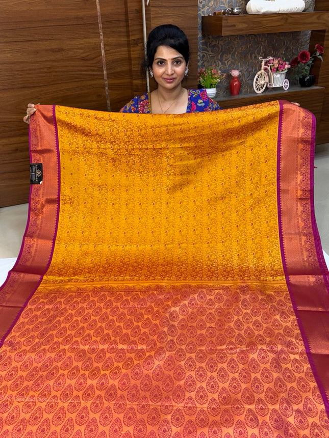 Triple Shade Kanchi Silk