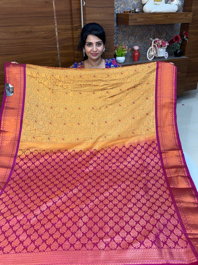 Triple Shade Kanchi Silk