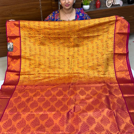 Triple Shade Kanchi Silk