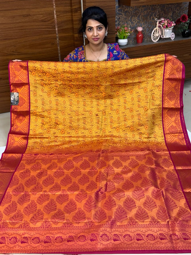 Triple Shade Kanchi Silk