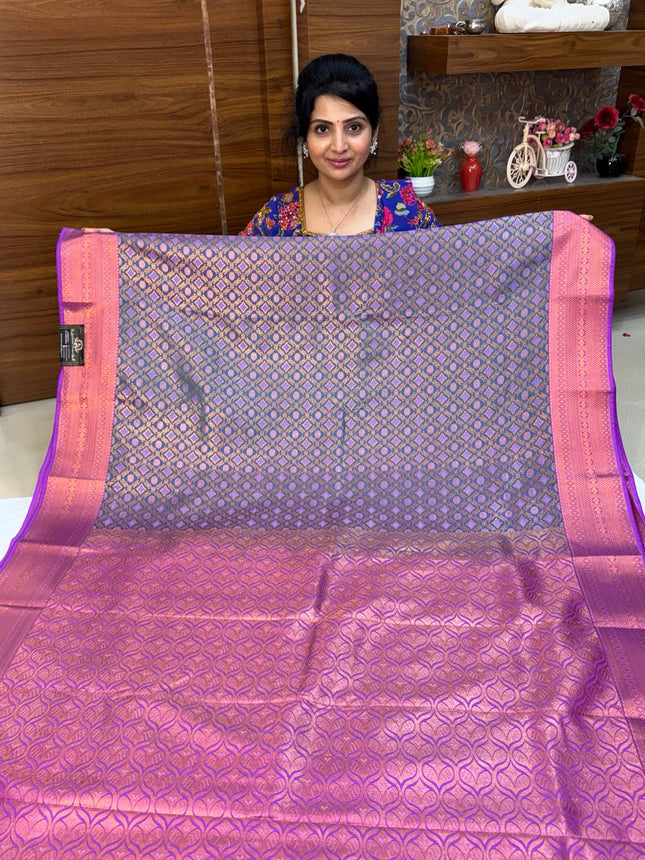 Triple Shade Kanchi Silk