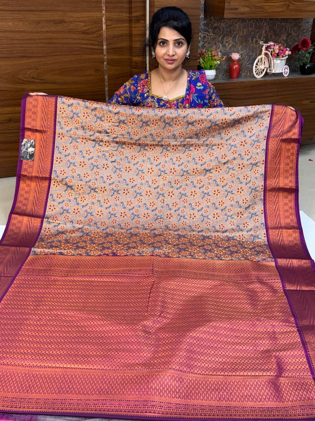 Triple Shade Kanchi Silk