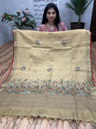 Linen With French Knot