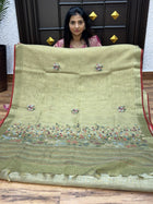 Linen With French Knot