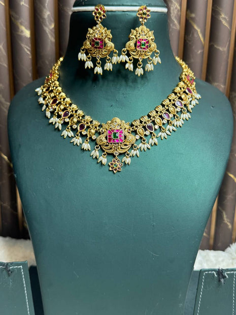 Kempu Beads Jewellery