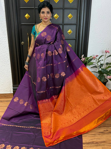 Border Less Kanchi Silk