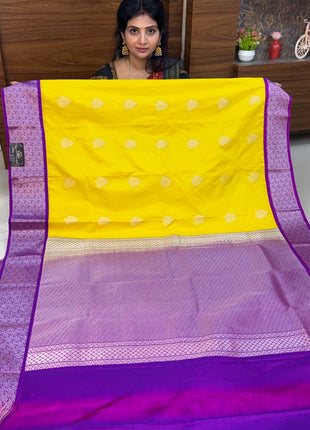 Premium Kanchi Silver Zari