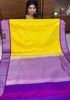 Premium Kanchi Silver Zari