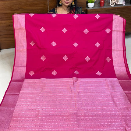 Premium Kanchi Silver Zari