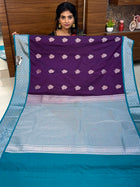 Premium Kanchi Silver Zari