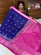 Premium Kanchi Silver Zari