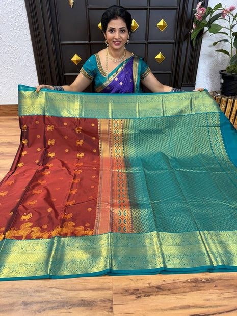Premium Kanchi Gold Zari
