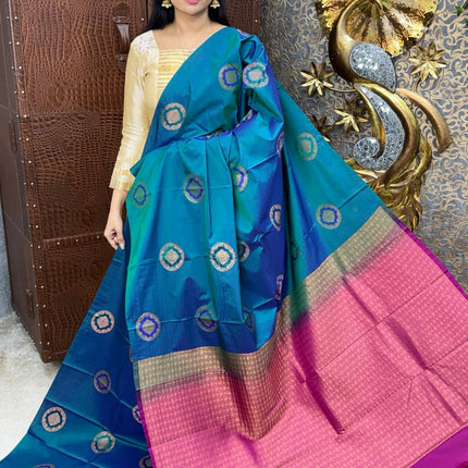 Border Less Kanchi Silk