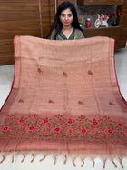 Linen With French Knot