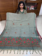 Linen With French Knot