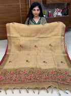 Linen With French Knot