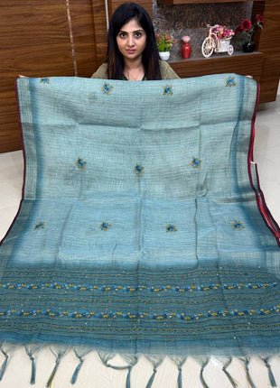 Linen With French Knot