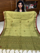 Linen With French Knot
