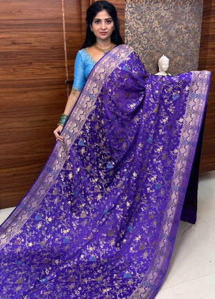 Pure Georgette Banarasi
