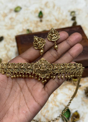 Temple With Choker Necklace Jewellery