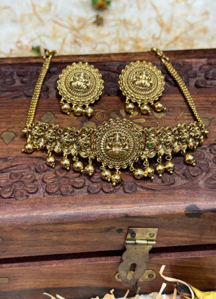 Temple With Choker Necklace Jewellery