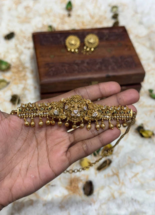 Temple With Choker Necklace Jewellery