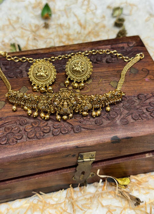 Temple With Choker Necklace Jewellery