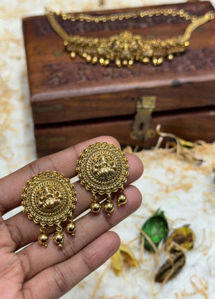 Temple With Choker Necklace Jewellery