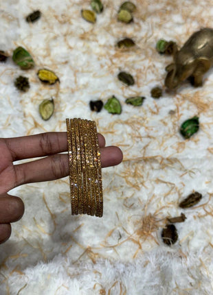 Side Bangle With Stone Work